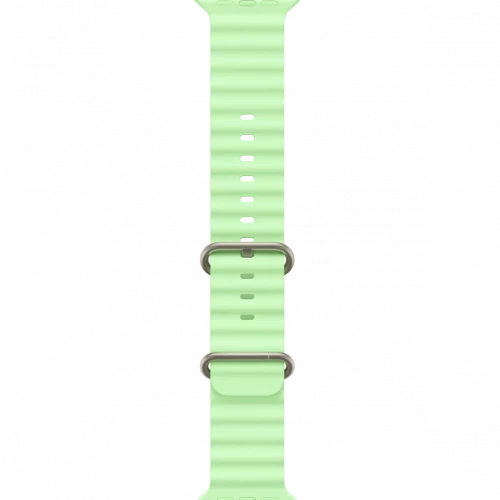 Apple Watch Ultra 3 GPS + Cellular 49mm Natural Tit. Case w. Neon Green Ocean Band (MF1V4+MGCF4)