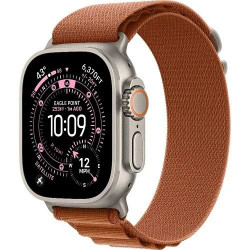 Apple Watch Ultra 3 GPS + Cellular 49mm Natural Tit. Case w. Terra Cotta A. Loop - Small (MF1V4+MFTA4)