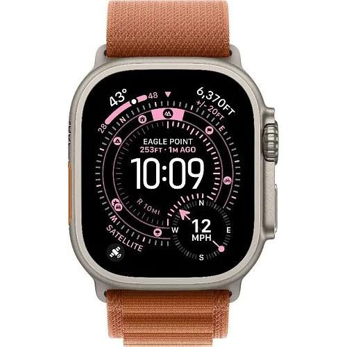 Apple Watch Ultra 3 GPS + Cellular 49mm Natural Tit. Case w. Terra Cotta A. Loop - Small (MF1V4+MFTA4)