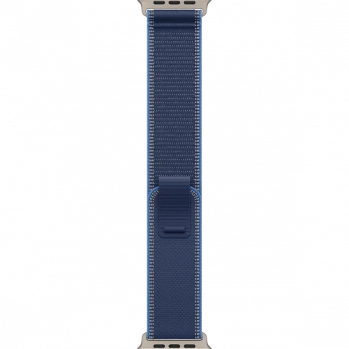 Apple Watch Ultra 3 GPS + Cellular 49mm Natural Tit. Case w. Blue/Bright Blue Trail Loop - M/L (MEWU4)