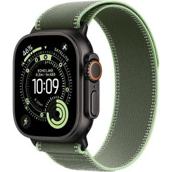 Apple Watch Ultra 3 GPS + Cellular 49mm Black Tit. Case w. Green/Neon Trail Loop - S/M (MF254+MG9N4)