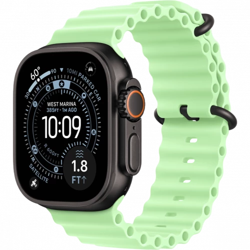 Apple Watch Ultra 3 GPS + Cellular 49mm Black Tit. Case w. Neon Green O. Band (MF254+MGCL4)