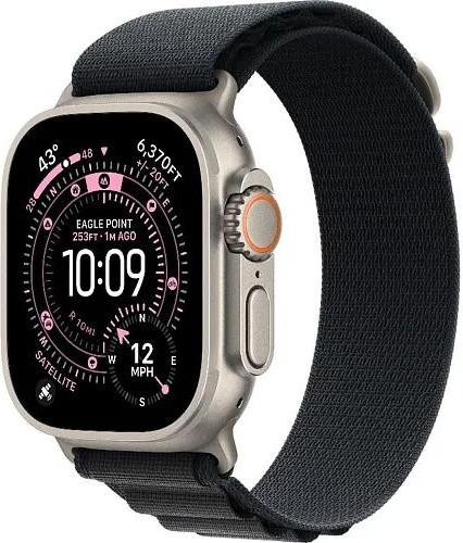 Apple Watch Ultra 3 GPS + Cellular 49mm Natural Tit. Case w. Black Alpine Loop - Medium (MF1V4+MFTF4)