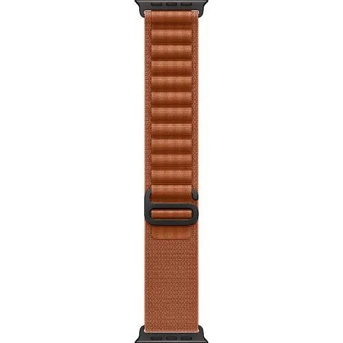 Apple Watch Ultra 3 GPS + Cellular 49mm Black Tit. Case w. Terra Cotta Alpine Loop - Large (MF254+MG9F4)