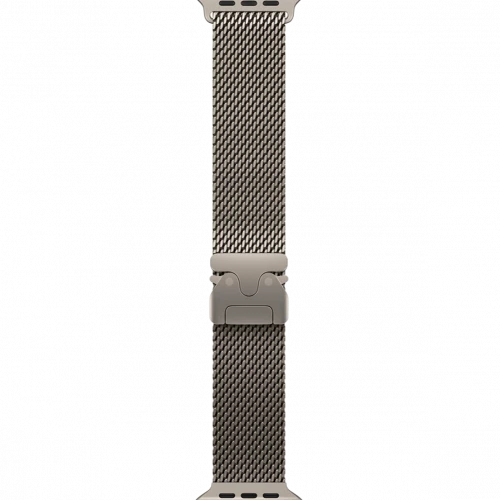 Apple Watch Ultra 3 GPS + Cellular 49mm Natural Tit. Case w. Natural Tit. Milanese Loop - Medium (MEWY4)