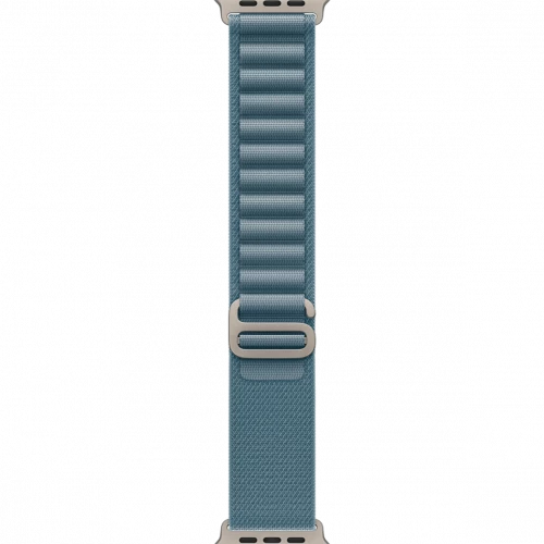 Apple Watch Ultra 3 GPS + Cellular 49mm Natural Tit. Case w. Light Blue Alpine Loop - Large (MEWP4)