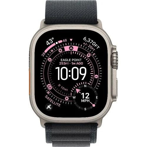 Apple Watch Ultra 3 GPS + Cellular 49mm Natural Tit. Case w. Black Alpine Loop - Small (MF1V4+MFTE4)