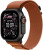 Apple Watch Ultra 3 GPS + Cellular 49mm Black Tit. Case w. Terra Cotta Alpine Loop - Small (MF254+MG9D4)