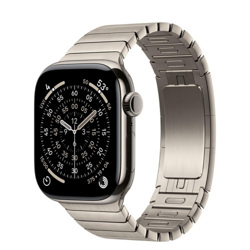 Apple Watch Series 11 GPS + Cellular 42mm Natural Tit. Case w. Natural Link Bracelet (MF9H4+MXMA3)