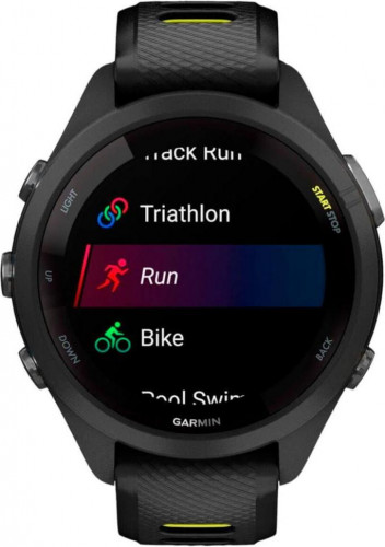 Garmin Forerunner 265S Black Bezel and Case w. Black/Amp Yellow S. Band (010-02810-03/13/53)