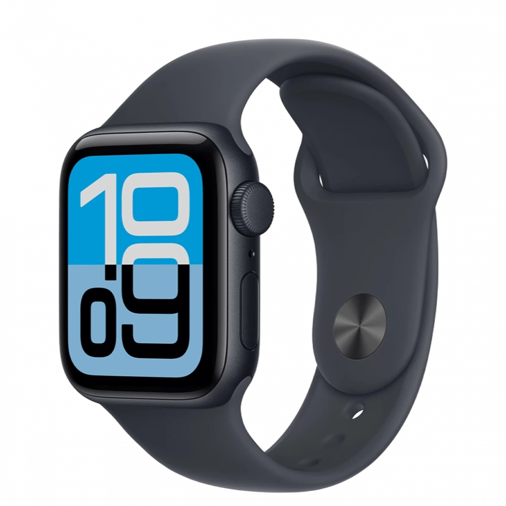 Apple Watch SE 3 GPS 44mm Midnight Alu. Case w. Midnight S. Band - S/M (MEHN4)