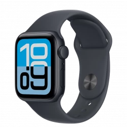 Apple Watch SE 3 GPS + Cellular 40mm Midnight Alu. Case w. Midnight S. Band - S/M (MEP94)