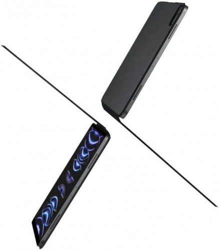 Чохол-книжка (поліуретановий) Apple iPad Pro 11" 2024 Pitaka MagEZ Case Folio 2 Black (FOL2401P)
