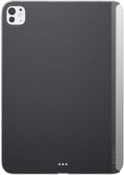 Чохол-накладка (карбоновий) Apple iPad Pro 11" 2024 Pitaka MagEZ Case 2 Plain Black/Grey (KPD2401P)