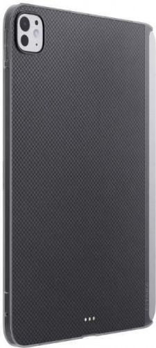 Чохол-накладка (карбоновий) Apple iPad Pro 11" 2024 Pitaka MagEZ Case 2 Plain Black/Grey (KPD2401P)