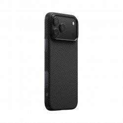 Чохол-накладка (карбоновий) Apple iPhone 17 Pro Max Monblan Kevlar Magnetic Series Black/Grey