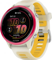 Garmin Forerunner 570 42mm Raspberry Aluminum w. Translucent Bone/Mango Band (010-02970-02/42)