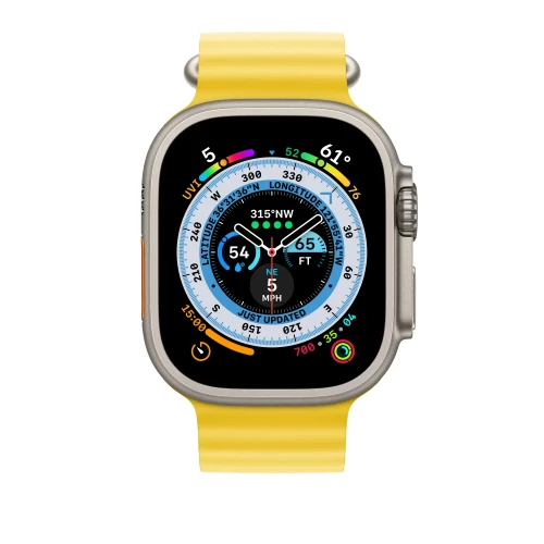 Ремінець Apple Watch 44/45/46/49mm Ocean Band Yellow