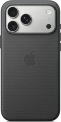 Чохол-накладка (тканинний) Apple iPhone 17 Pro Max TechWoven Case with MagSafe Black (MGF84)