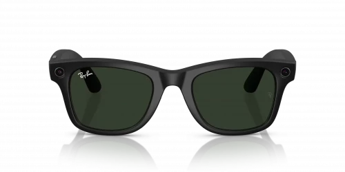 Ray-Ban Meta Wayfarer Large Matte Black/Clear to Graphite Green Transitions (RW4008 601S1M 53-22)