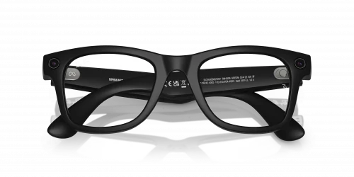 Ray-Ban Meta Wayfarer Large Matte Black/Clear to Graphite Green Transitions (RW4008 601S1M 53-22)