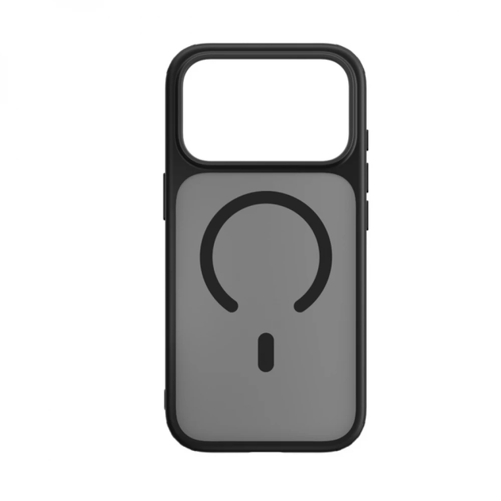 Чехол-накладка (силиконовый) Apple iPhone 17 Pro Max Blueo Ape Anti-Drop Magnetic Black (BL082)