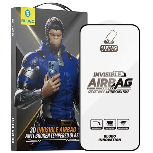 Захисне скло Apple iPhone Air Blueo 3D Invisible Airbag Anti-broken Black (NPB35)