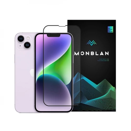 Захисне скло Apple iPhone 13 Pro Max/14 Plus Monblan 2.5D Anti Static 0.26mm Black