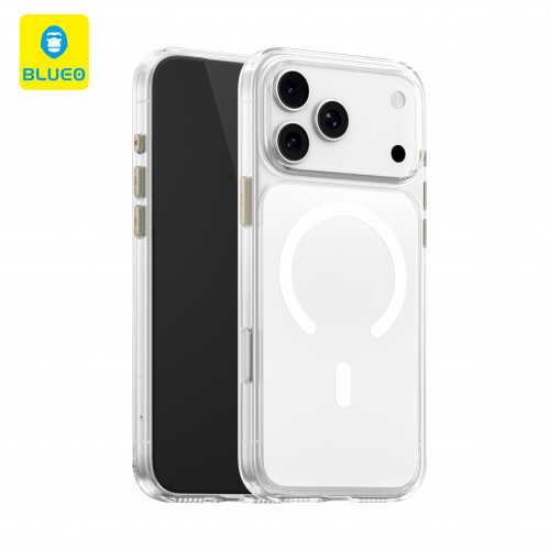 Чохол-накладка (силіконовий) Apple iPhone 17 Pro Blueo Crystal+ Drop Resistance Series Transparent (B37)