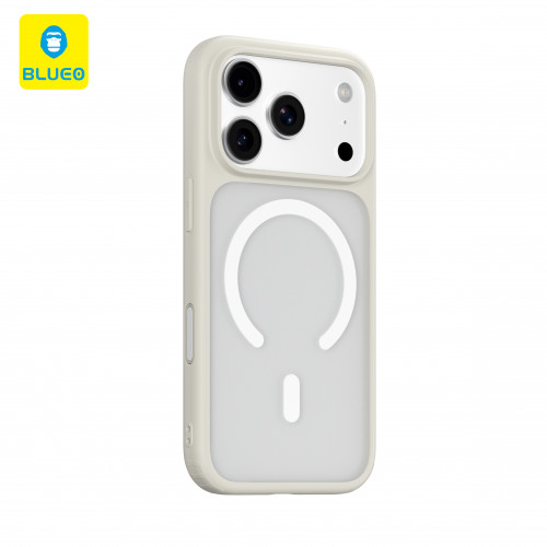 Чохол-накладка (силіконовий) Apple iPhone 17 Pro Blueo Ape Anti-Drop Magnetic Grey (BL082)