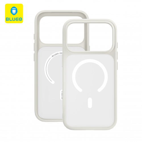 Чохол-накладка (силіконовий) Apple iPhone 17 Pro Blueo Ape Anti-Drop Magnetic Grey (BL082)