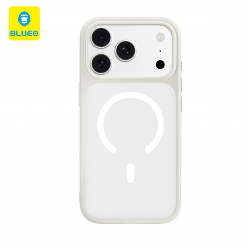 Чохол-накладка (силіконовий) Apple iPhone 17 Pro Blueo Ape Anti-Drop Magnetic Grey (BL082)