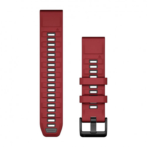 Ремінець Garmin QuickFit 22 Watch Bands Silicone - Marsala/Graphite (010-13392-06)