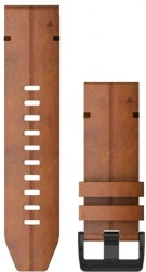 Garmin QuickFit 26 Watch Bands Leather - Chestnut (010-12864-05)