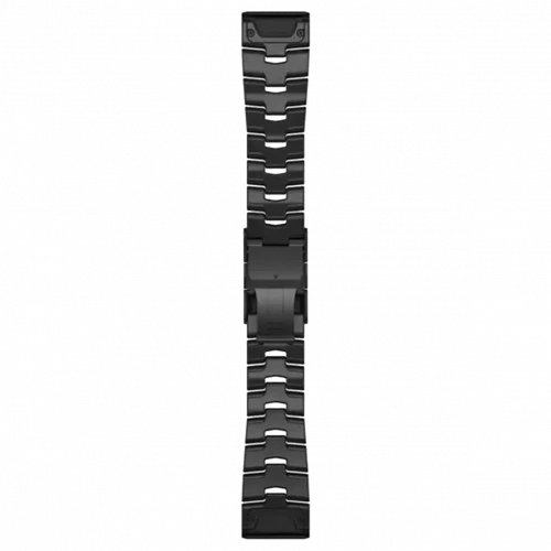 Garmin QuickFit 26 Watch Bands Vented Titanium Bracelet with Carbon Gray DLC Coating (010-12864-09)