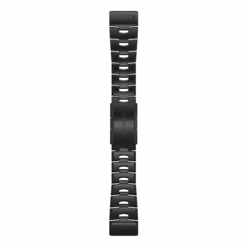 Garmin QuickFit 26 Watch Bands Vented Titanium Bracelet with Carbon Gray DLC Coating (010-12864-09)