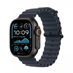 Apple Watch Ultra 3 GPS + Cellular 49mm Black Titanium Case with Navy Ocean Band (MF254+MYPA3)
