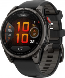 Garmin Fenix 8 Pro 47mm AMOLED Carbon Gray DLC Titanium with Black/Pebble Gray (010-03198-00/01)