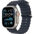 Apple Watch Ultra 3 GPS + Cellular 49mm Natural Titanium Case with Navy Ocean Band (MF1V4+MXTH3)