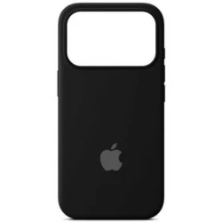 Чохол-накладка (силіконовий) для iPhone 17 Pro Max Silicone Case High Copy with MagSafe & Button Black