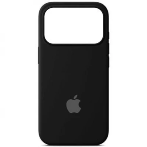 Чохол-накладка (силіконовий) для iPhone 17 Pro Silicone Case High Copy with MagSafe & Button Black