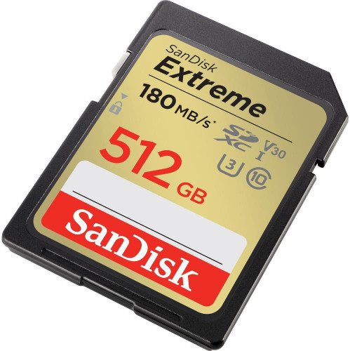 SanDisk 512 GB SDXC UHS-I U3 V30 Extreme (SDSDXVV-512G-GNCIN)