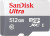 SanDisk 512 GB microSDXC UHS-I U1 V30 A2 Ultra (SDSQUNR-512G-GN3MN)