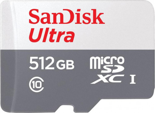 SanDisk 512 GB microSDXC UHS-I U1 V30 A2 Ultra (SDSQUNR-512G-GN3MN)