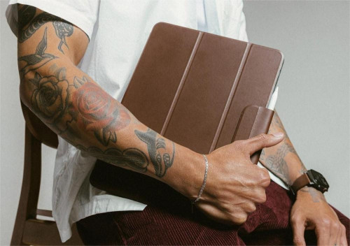 Чохол-книжка (шкіряний) Apple iPad Pro 13" M4 NOMAD Leather Folio Brown