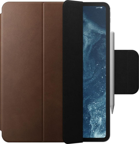 Чохол-книжка (шкіряний) Apple iPad Pro 13" M4 NOMAD Leather Folio Brown