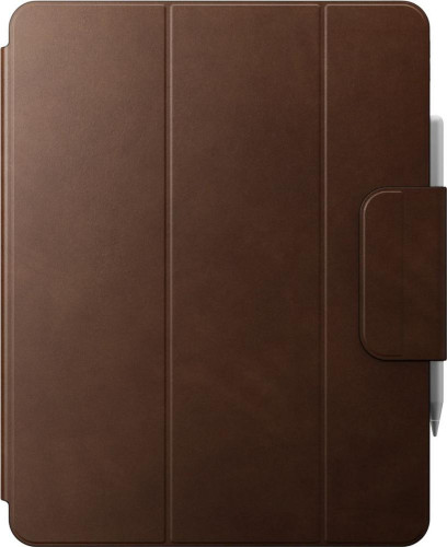 Чохол-книжка (шкіряний) Apple iPad Pro 13" M4 NOMAD Leather Folio Brown