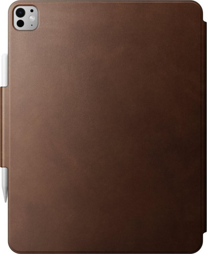 Чохол-книжка (шкіряний) Apple iPad Pro 13" M4 NOMAD Leather Folio Brown