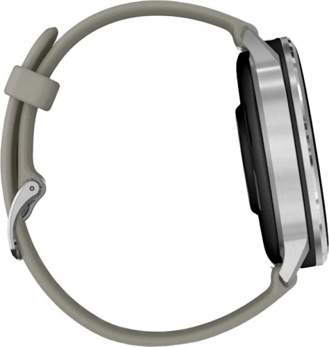 Garmin Venu 4 45 mm Silver with Silver Gray Silicone Band (010-03014-01)