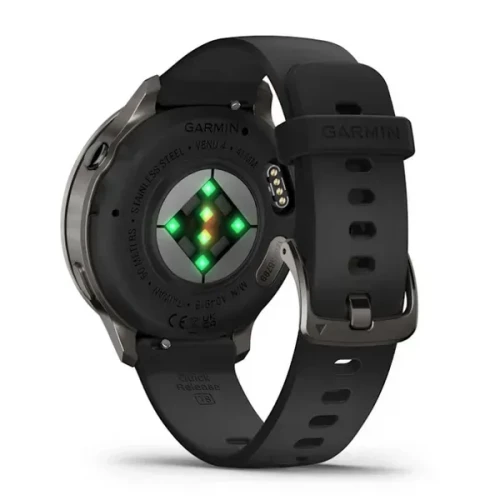 Garmin Venu 4 41 mm Slate with Black Silicone Band (010-03013-02)